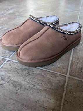 UGG Chestnut Suede Tasman Slippers